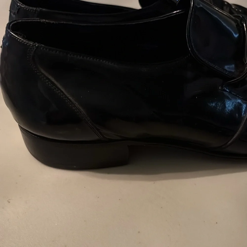 Florsheim - designer collection - Men's Black Patent Formal Shoes.  Size 10.5